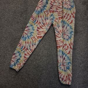 Falls Creek Kids Tie-Dye Sweatpants - Red, Blue, Yellow